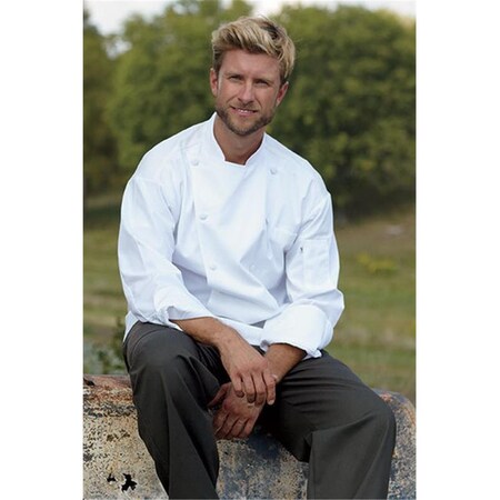 Nathan Caleb Barbados Chef Coat in White - 5XLarge NA2499331